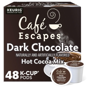 Cafe Escapes Dark Chocolate Hot Cocoa K-Cups